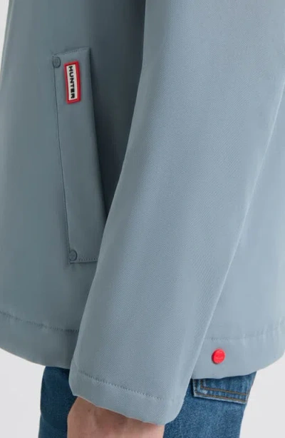 Hunter Blake Short Waterproof Rain Jacket In Blue