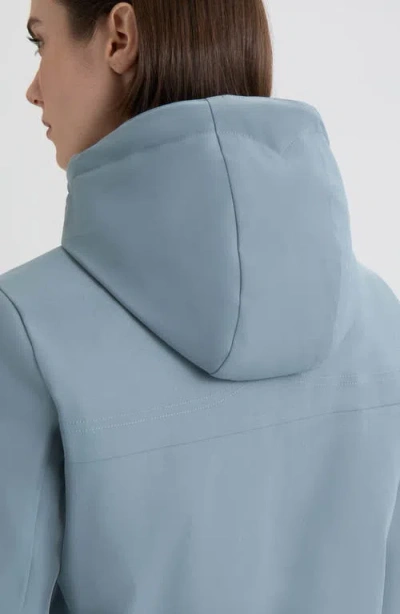 Hunter Blake Short Waterproof Rain Jacket In Blue