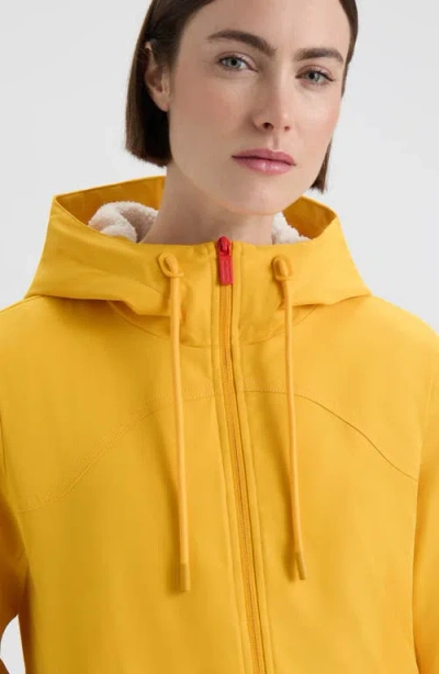 Hunter Blake Short Waterproof Rain Jacket In Yellow