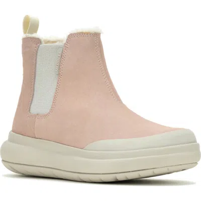 Merrell Marquette Thermo Waterproof Faux Shearling Lined Chelsea Boot In Neutral