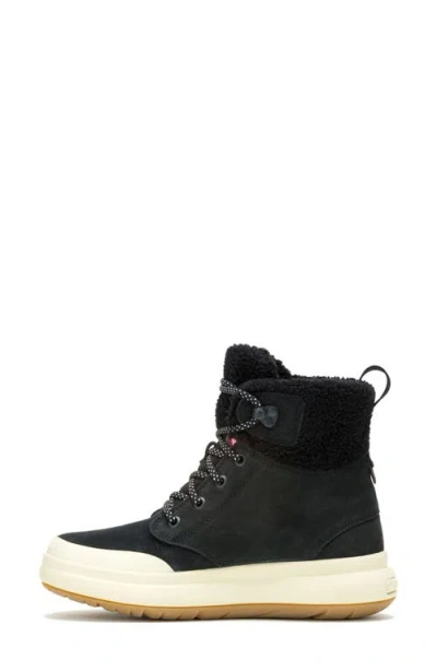 Merrell Marquette Thermo Waterproof Faux Shearling Lined Boot In Black