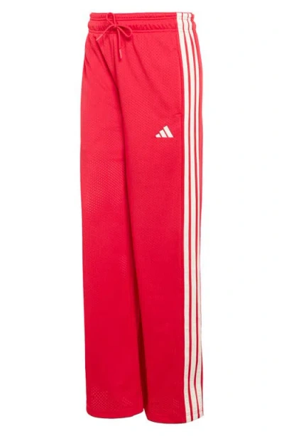 Adidas Originals Adidas Stadium Mesh Pants In Red