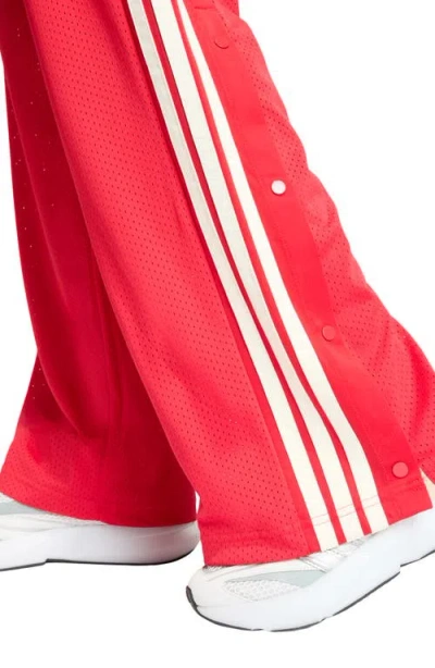 Adidas Originals Adidas Stadium Mesh Pants In Red