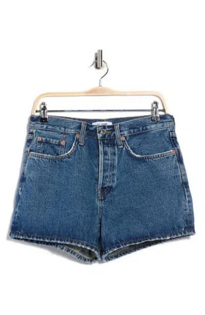 Re/done Denim Shorts In Blue