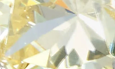 Savvy Cie Jewels Trillion Cubic Zirconia Drop Earrings In Silver