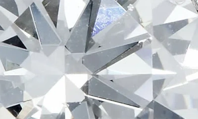 Savvy Cie Jewels Brilliant Cut Cubic Zirconia Halo Stud Earrings In Silver