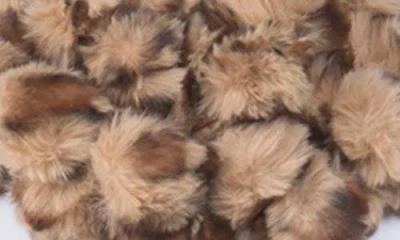 Marcus Adler Faux Fur Infinity Scarf In Brown