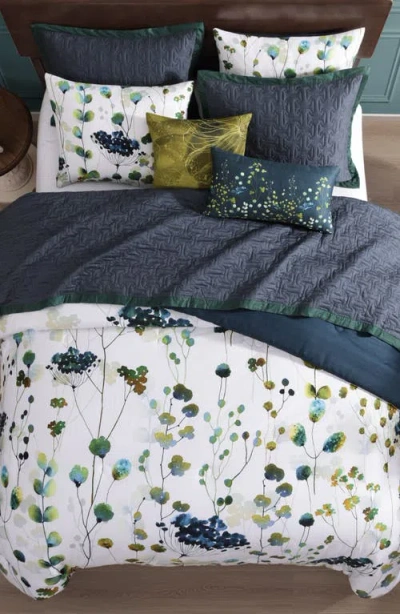 Bebejan Abstract Vines 8-piece Reversible Comforter Set In Blue