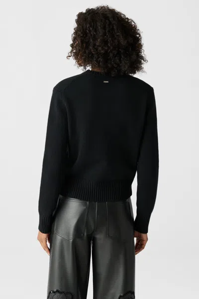 Toccin Jenny Classic Crewneck Sweater In Black