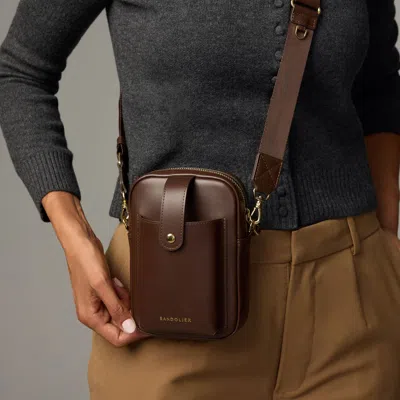 Bandolier Dillon Bag - Espresso/gold