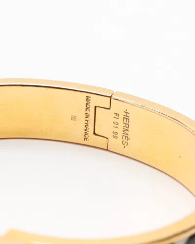 Pre-owned Hermes Hermès Clic H Bracelet In Multi