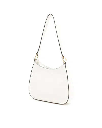 Miu Miu Madras Shoulder Bag In White