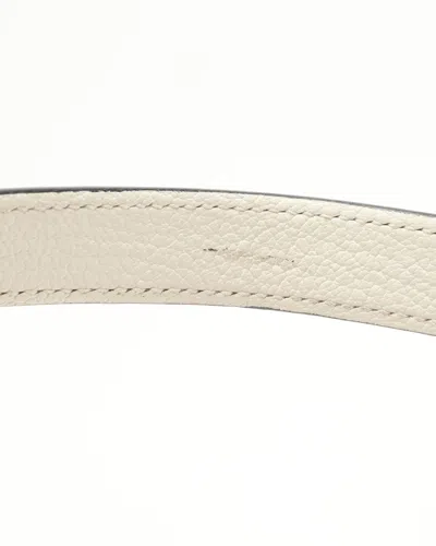 Miu Miu Madras Shoulder Bag In White