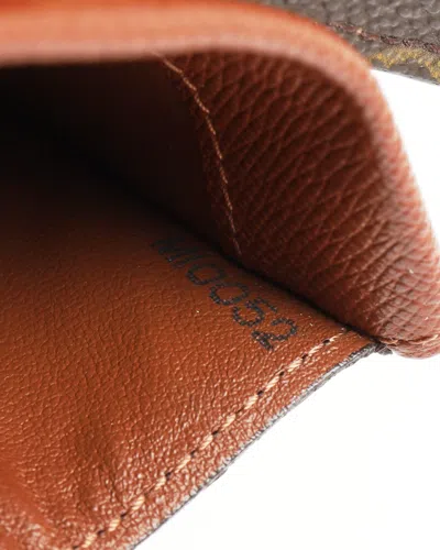 Pre-owned Louis Vuitton Flap Card Holder In Brown