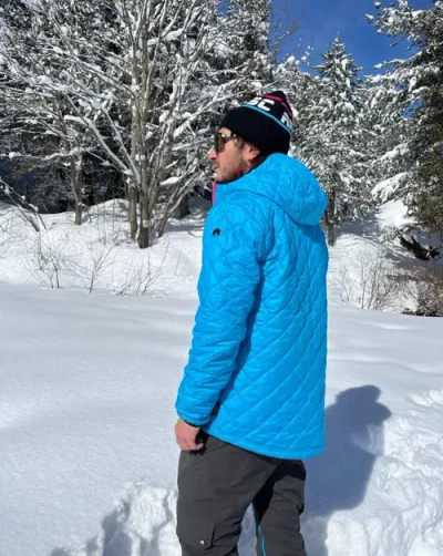 Oosc Glacier Thermolite® Insulated Jacket In Blue