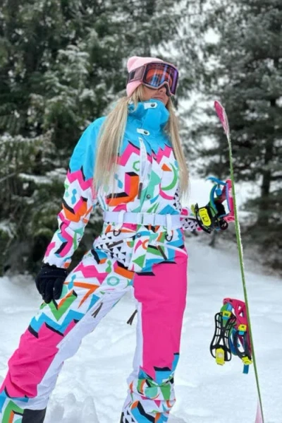 Oosc Nuts Cracker Shaped Ski Suit In Multi