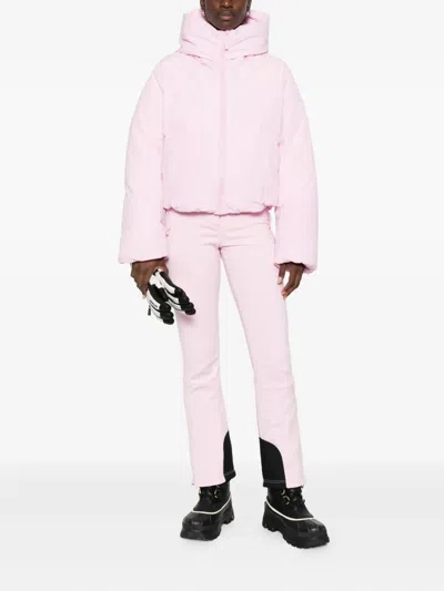 Cordova Zip-up Puffer Ski Jacket In Pink