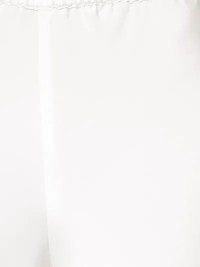 Peter Cohen シルク フレアパンツ In White