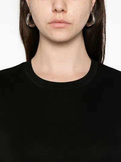 Herskind Cotton Crewneck Sweater In Black