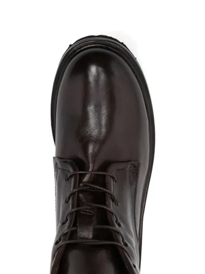 As98 Lace-up Leather Boots In Brown