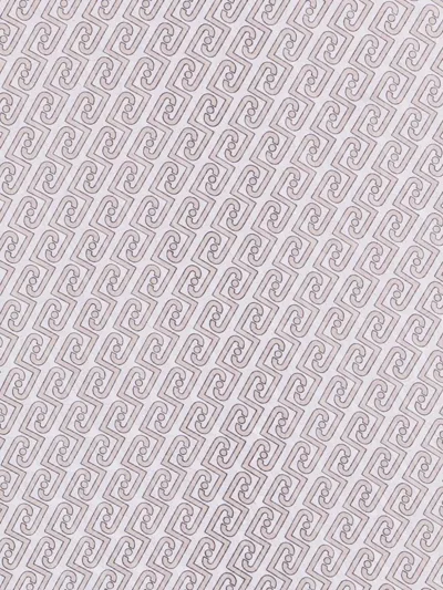 Liu •jo Patterned Scarf In Purple