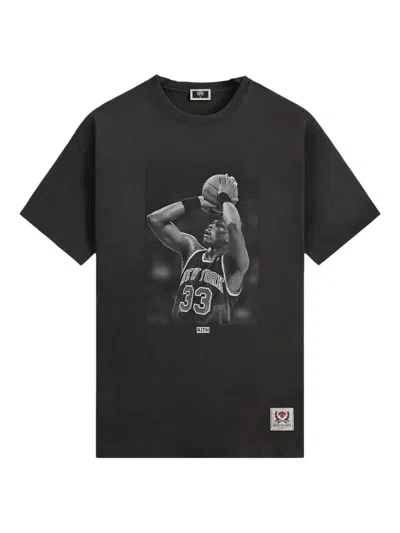 Kith X New York Knicks 'patrick Ewing' Tシャツ In Black