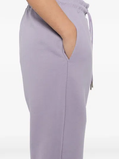 Kimhēkim Logo-appliqué Track Pants In Purple