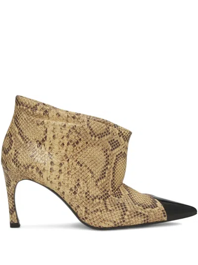 Rotate Birger Christensen Pointed Toe Boot In Brown