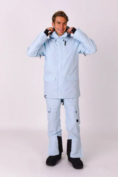 Oosc Yeh Man Bib Pant Ice In Blue