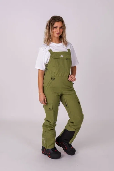 Oosc Yeh Girl Bib Pant In Brown