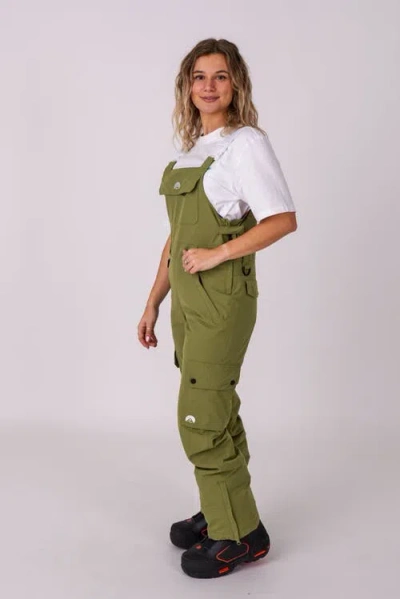Oosc Yeh Girl Bib Pant In Brown