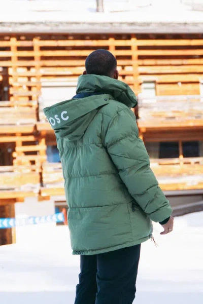 Oosc Puffer Jacket In Brown