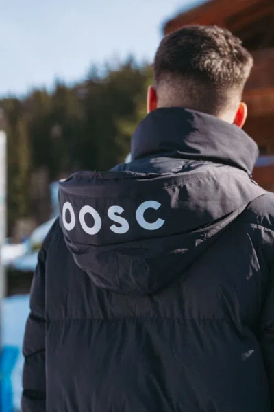 Oosc Puffer Jacket In Black