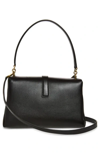 Ferragamo Medium Leather Top Handle Bag In Black