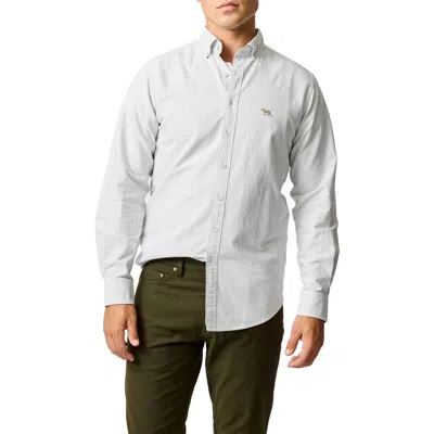 Rodd & Gunn South Island Stripe Button-up Shirt In White