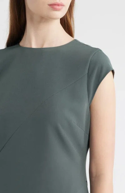 Chelsea28 Cap Sleeve High Low Midi Dress In Green