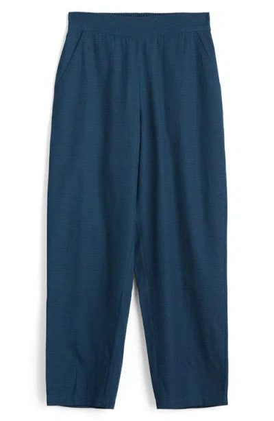 Seasalt Cornwall Vow Cave Organic Cotton Crop Tapered Pants In Blue