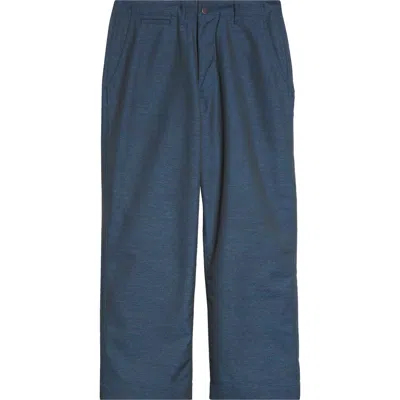 Beams Mil Iridescent Twill Pants In Blue