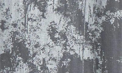 Beams Foil Paint Print Herringbone Painter Pants In Gray