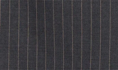 Beams Work Uniform Pinstripe Serge Button-up Shirt In Blue