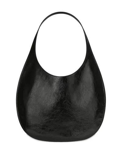 Courrèges Holy Naplack ハンドバッグ In Black