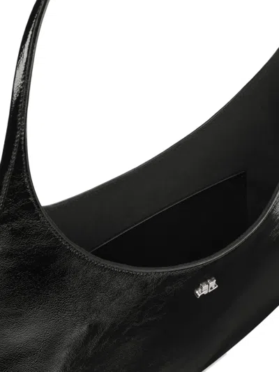 Courrèges Holy Naplack ハンドバッグ In Black