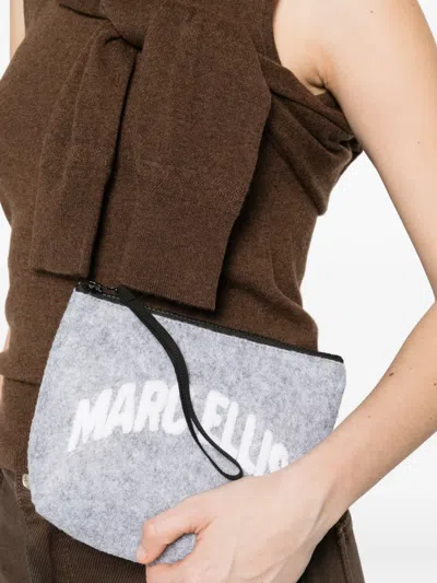 Marc Ellis Buby Cloth Zip-closure Clutch Bag