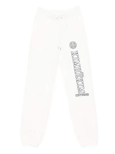 Kimhēkim Logo-appliqué Track Pants In White