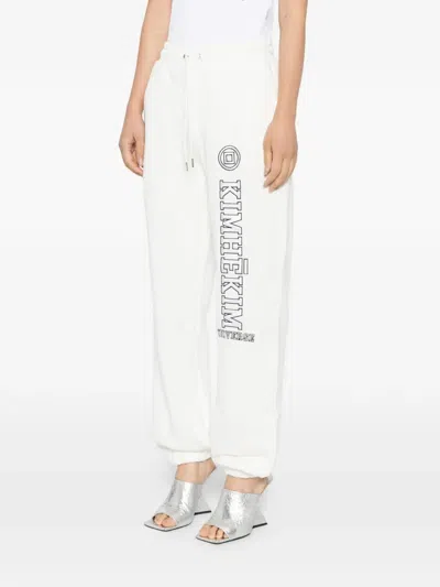 Kimhēkim Logo-appliqué Track Pants In White