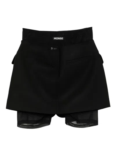 Monse Tailored Skort In Black