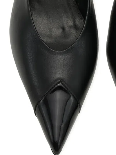 Rotate Birger Christensen スリングバック レザーパンプス In Black