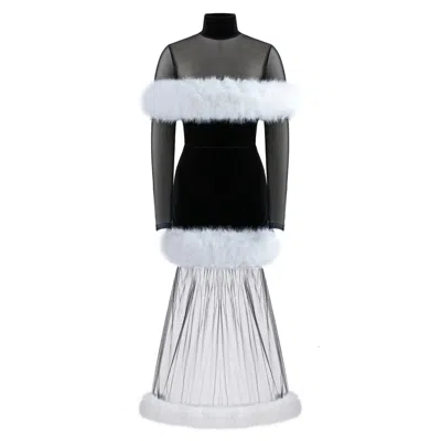 Iellele Women's Noel Couture Transformer Set Black Seven In One Dress In Black