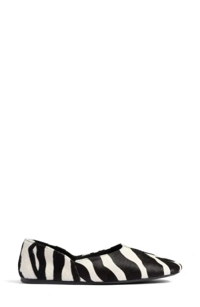 Khaite Jane Genuine Calf Hair Ballet Flat In Multi