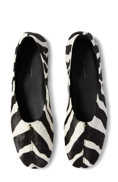 Khaite Jane Genuine Calf Hair Ballet Flat In Multi